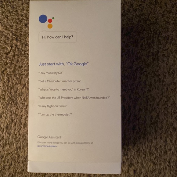 Google home, voice activated speaker. - Picture 2 of 6